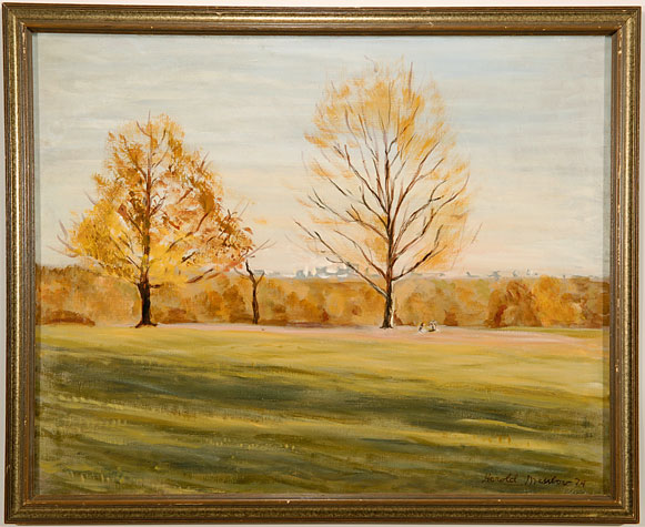 Autumn Park Scene
