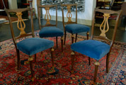 Set of four Biedermeier style chairs