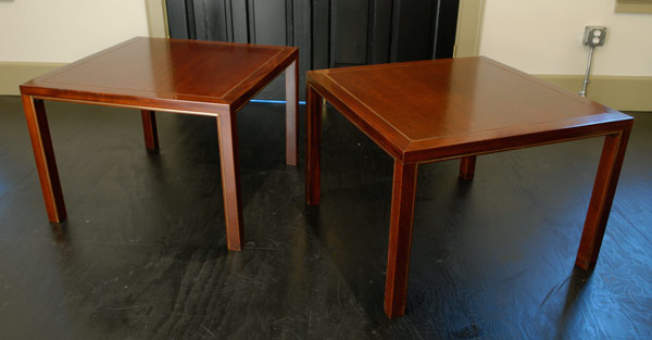 Pair of Edward Wormley parsons tables