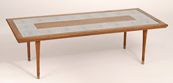 Coffee Table with Zodiac Tiles