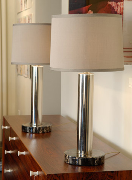 pair of Pierre Cardin lamps